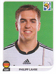 Philipp Lahm Germany samolepka Panini World Cup 2010 #263